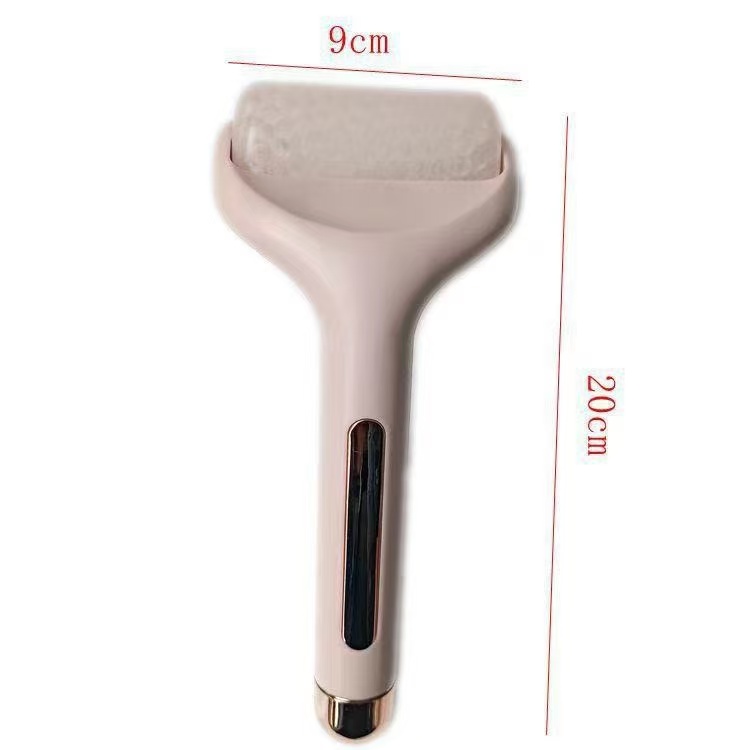 Factory Bulk Stock Portable Silicone Jade Roller Natural Cool Face Body Massage Tool Anti-Aging Facelift Cool Face Body