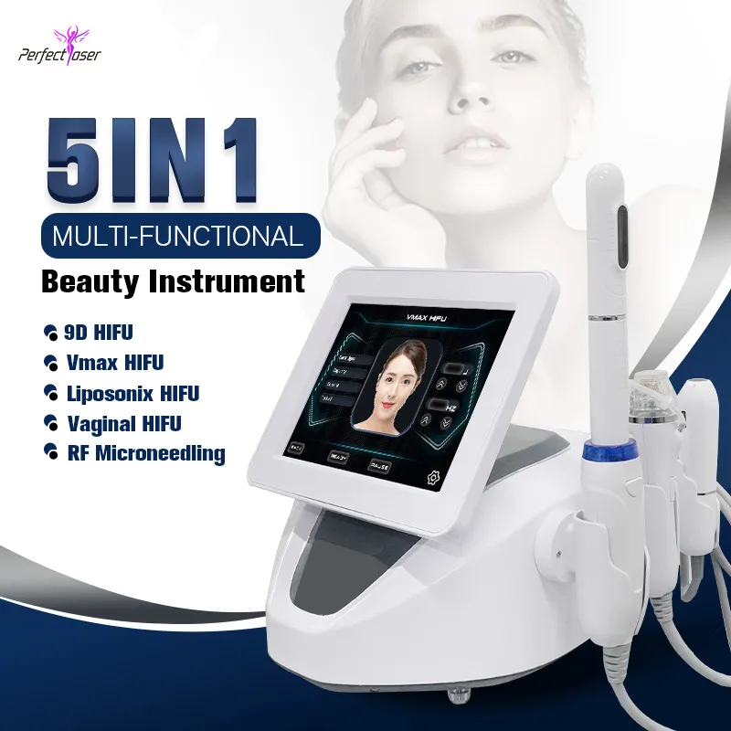 Multifunctional 5 in 1 Hifu Skin Tightening Machine