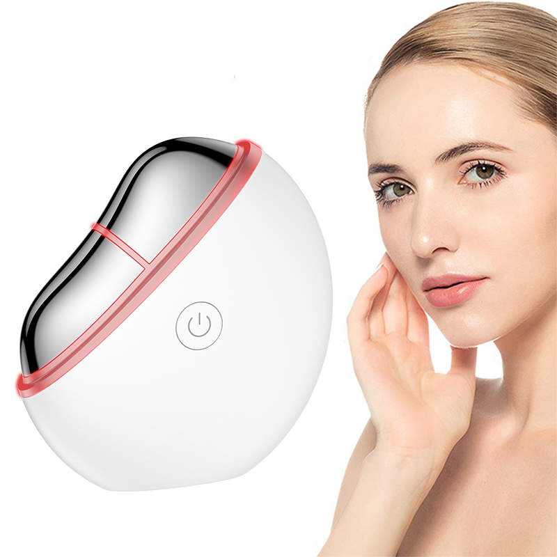 Custom Logo Handheld USB Gua Sha Electric Microcurrent Facial Toning Device For Face Guasha Facial Massage Tool