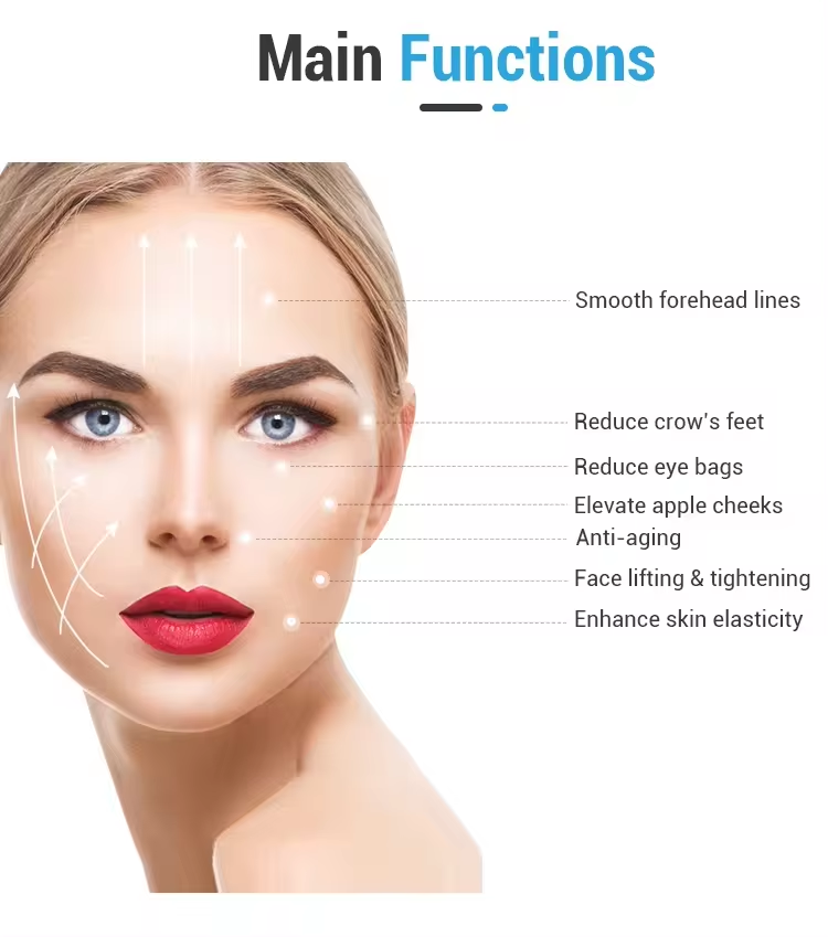 Facial Skin Lifting PE Face EMSRF Skin Tightening Machine Face Massager Sculpting Wrinkles Removal