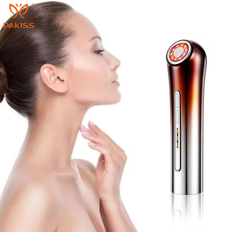 Pakiss EMS Microcurrent Beauty Device Rechargeable Facial Skin Lifting Tightening Machine Anti Aging Wrinkle Remover Home Skin Rejuvenation Care Instrument