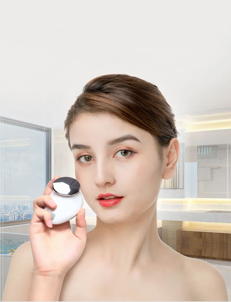 Wireless High Frequency Vibration FDA Silicone Waterproof Facial Massager View 4