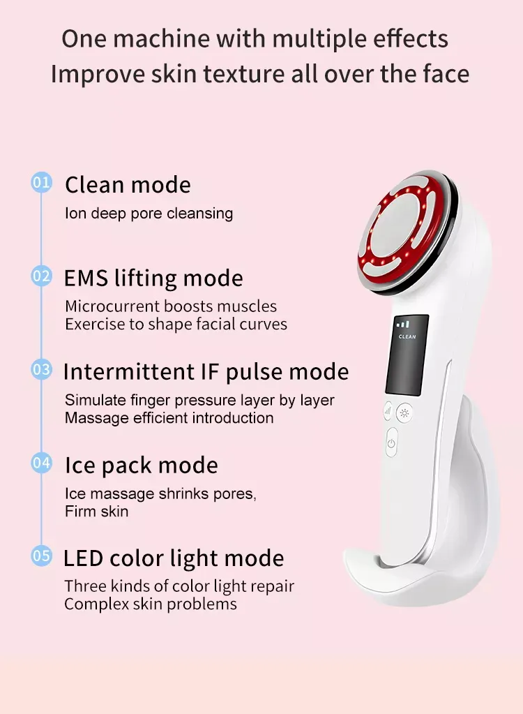 Rechargeable Hot and Cold Beauty Instrument Electric Cool Warm Massage Device
