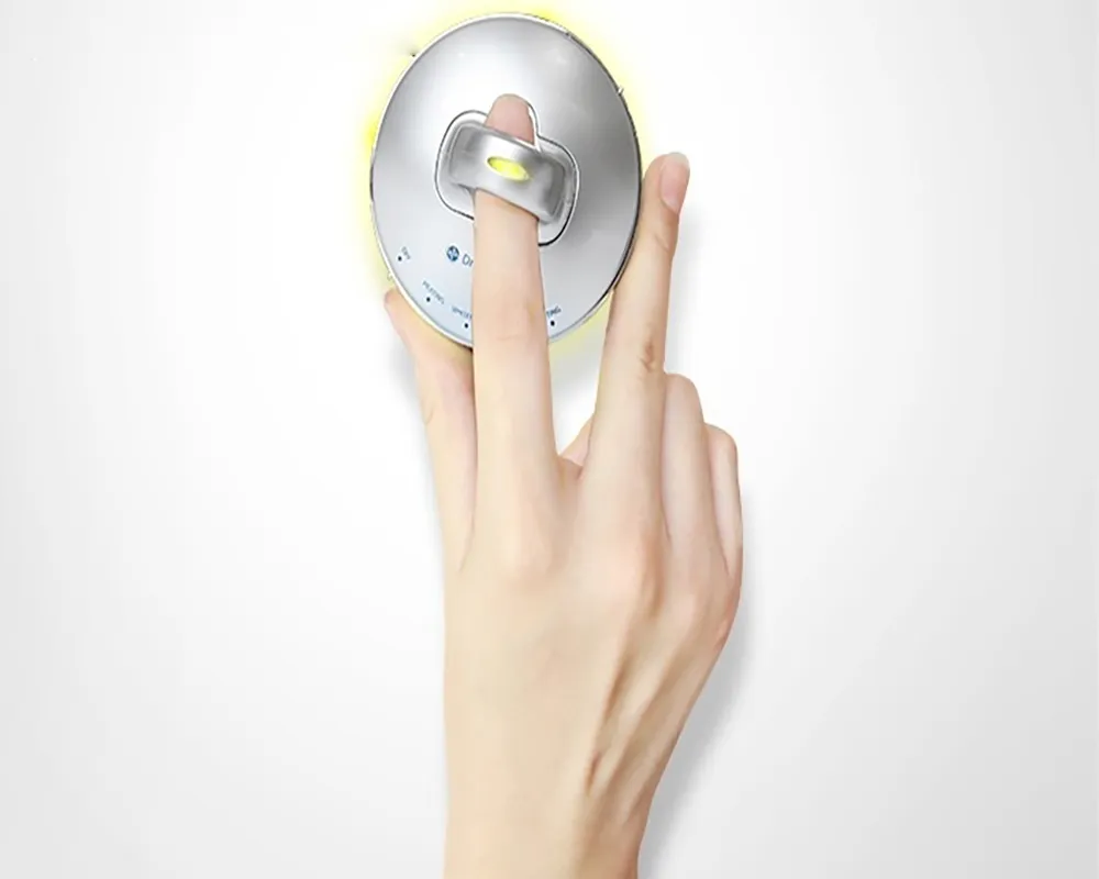Cordless Electro Heat Therapy Color Therapy Vibration Personal Cosmetic Facial Massager From Korea Design