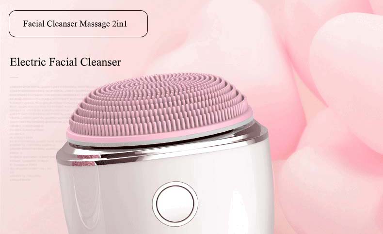 Beauty Products for Women Electric Silicone Facial Cleansing Brush Facial Cleaning Brush Face Cleansing Device Deep Clean