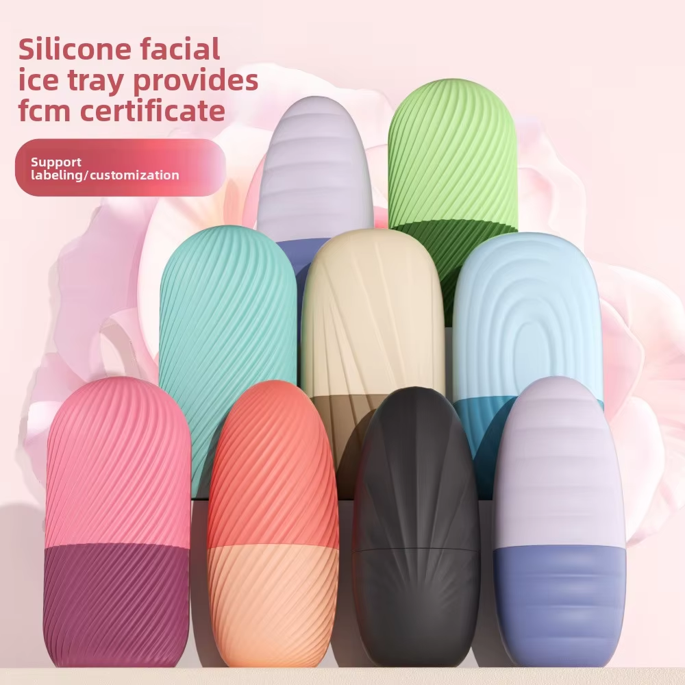 Silicone Face Ice Cube Roller Massager