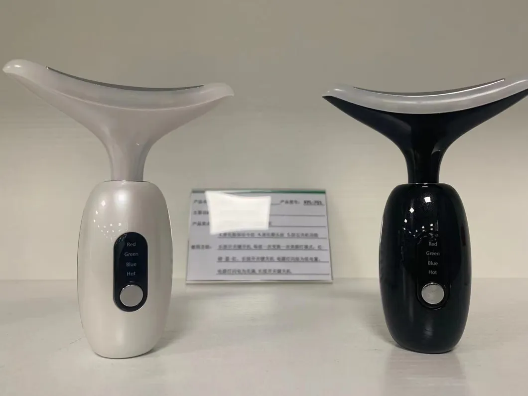 RF EMS LED Electric Neck Beauty Facial Massager