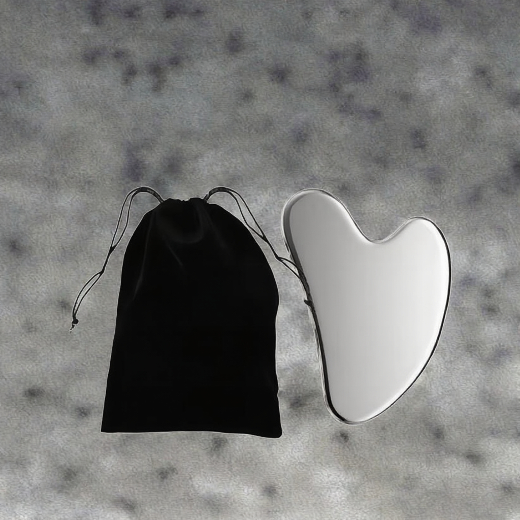 Stainless Steel Gua Sha Facial Roller Set