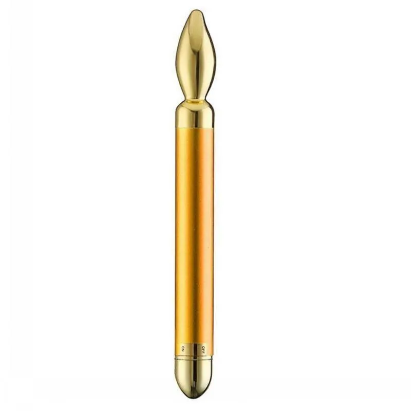Vibration Golden Beauty Bar Pulse Firming Facial Roller Massager