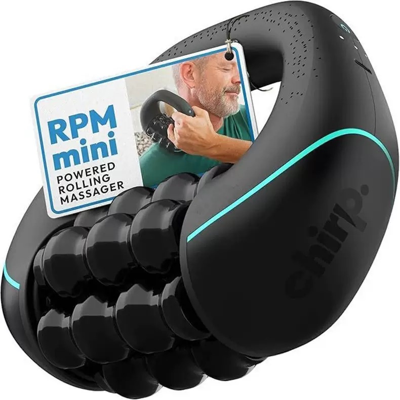 Wholesale Cordless Electric Massage Roller 3 Speed, Bulk USB Rechargeable Percussive Rolling Massager For Full Body Muscle Relax