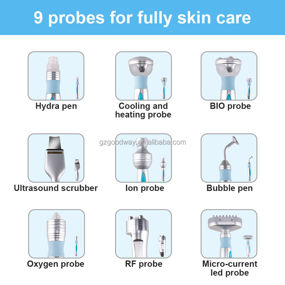 9 in 1 Facial Cleaning Machine AquaJet Peel Facial Hydra Microdermabrasion Machine