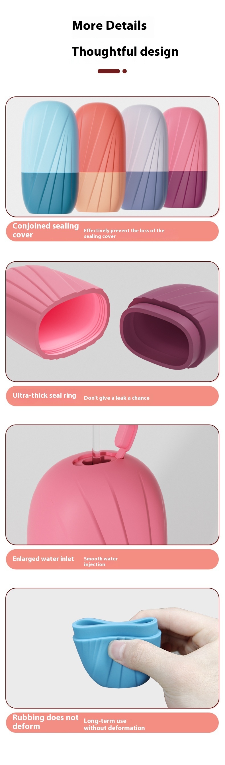 Silicone Face Ice Cube Roller Massager