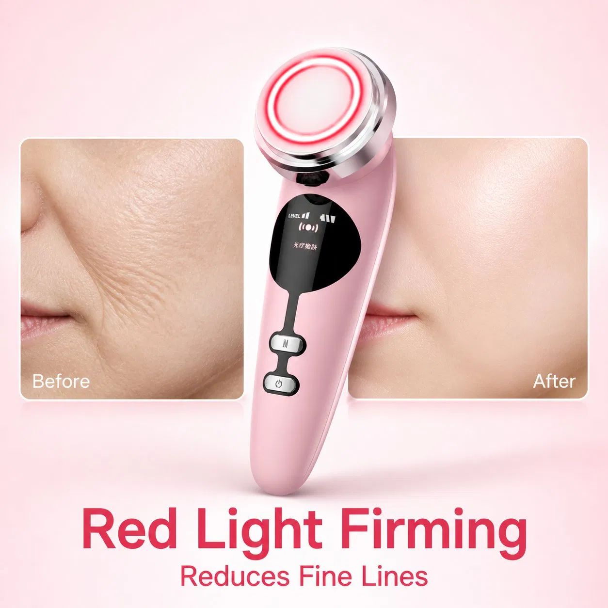 [Zsm] Pocket Size Rechargeable Facial Neck Tightening Home Beauty Instrument Handheld Beauty Device