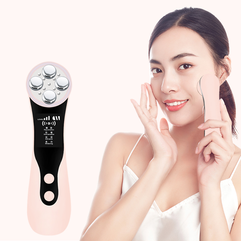 RF Frequency LED Facial Lifting Skin Tightening Blackhead Pore Cleaner Wrinkle Remover Beauty Massager