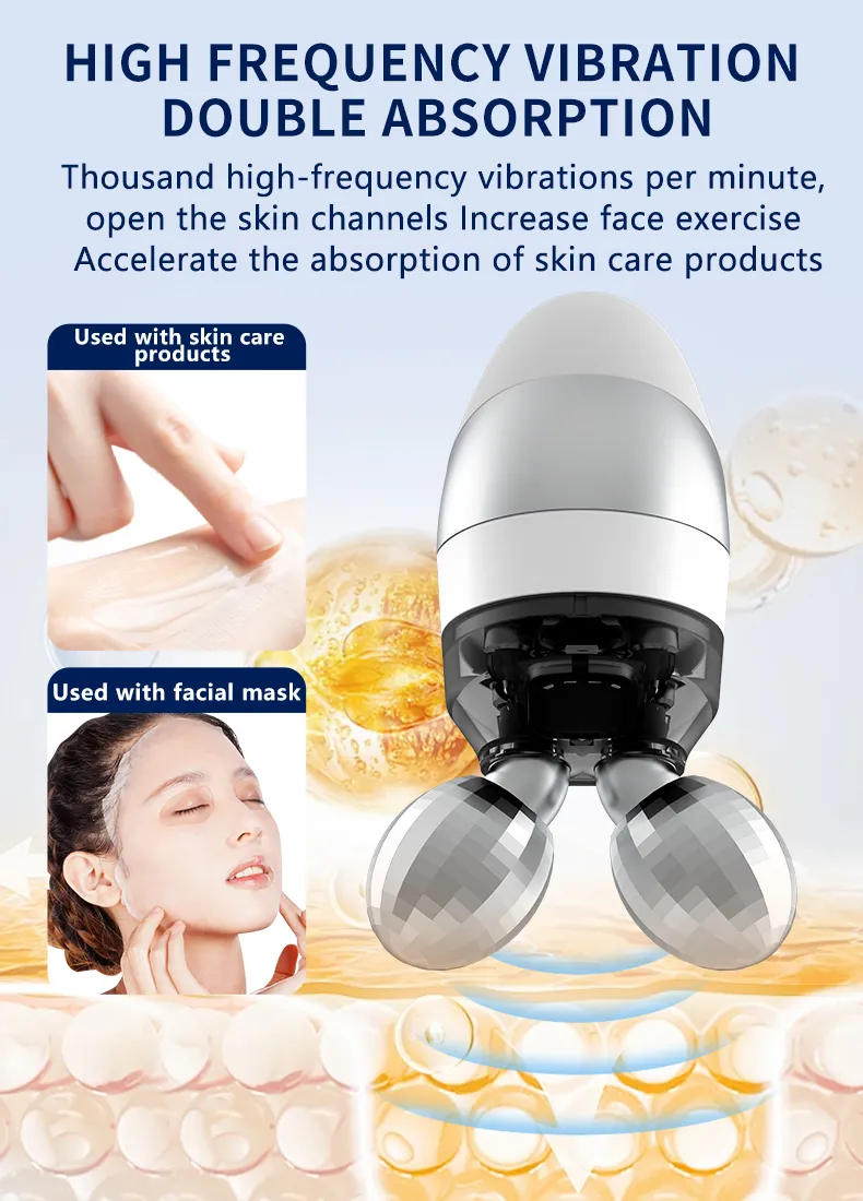 Pakiss Dual-Head Interchangeable Facial Massager