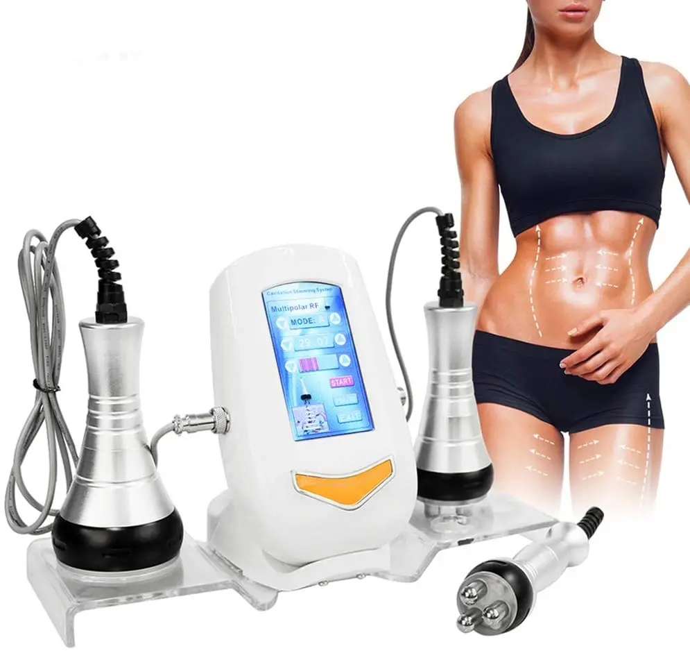 40kHz Cavitation Ultrasonic Body Slimming Machine RF Facial Massager Skin Tighten Face Lifting Skin Care Tool