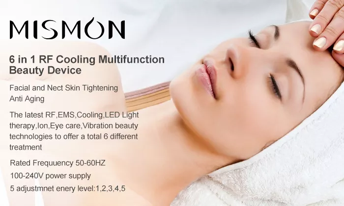 Anti Wrinkles Skin Tightening EMS RF Skin Cool Facial Massage