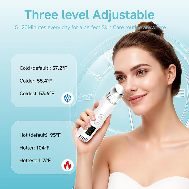 KKS Hand Held Hot/Cold Eye Massager with Skin Tightening &amp; Face Lifting for Anti-Aging Beauty