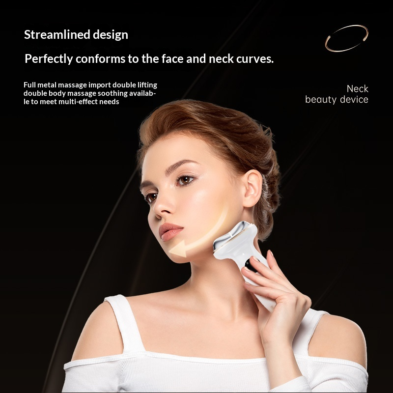 7-in-1 Facial &amp; Neck Massager for Home SPA &amp; Salon Use with Hot/Cold Compress and EMS Technology