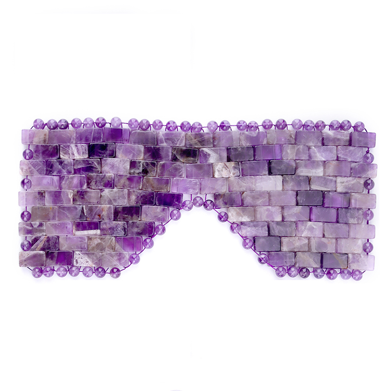 Pink Crystal Eye Mask Anti-Aging Facial Massager for Face Skin Care Relieve Eye Fatigue Stone Eye Mask