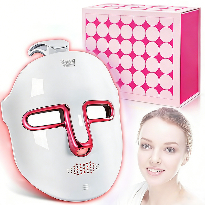 OEM/ODM Hand Held LED Beauty Mask Device 7 Colors For Salons Distributors Portable Home Use Face Skincare Equipment Wholesale