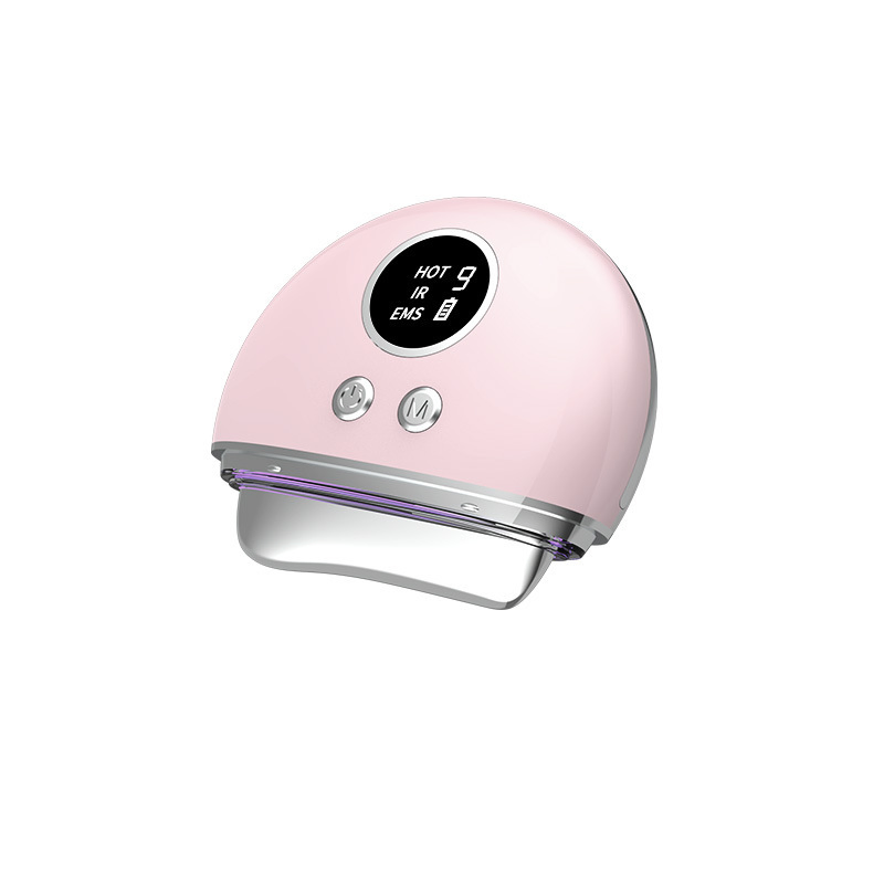 RF Heating Care LED Light Guashua Electric Facial Massager Multi Functional Microcurrent Face Device