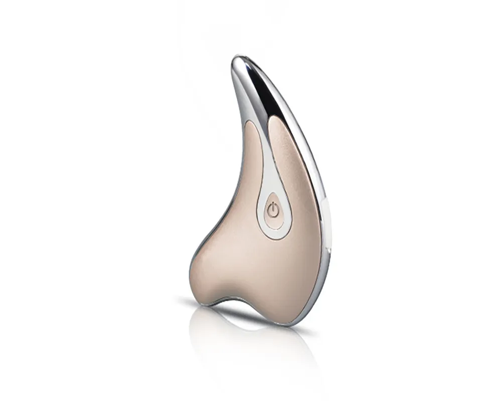 Cordless EMS Low Frequency Heat & Cool Vibration Cosmetic Facial Pad Mini Facial Massager