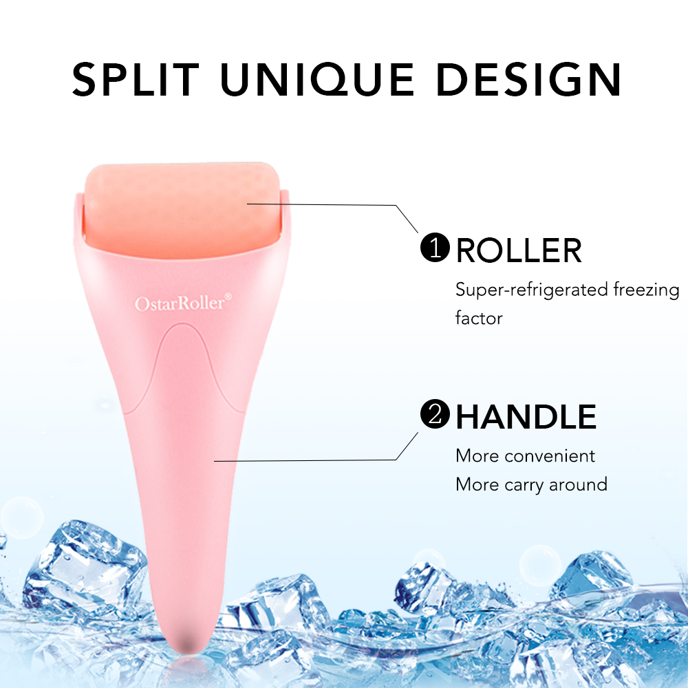 CE Approved Mini Handheld Silicone Cube Skin Cooling Facial Ice Roller Stone for Face Body and Eyes Massage Calms &amp; Rejuvenates