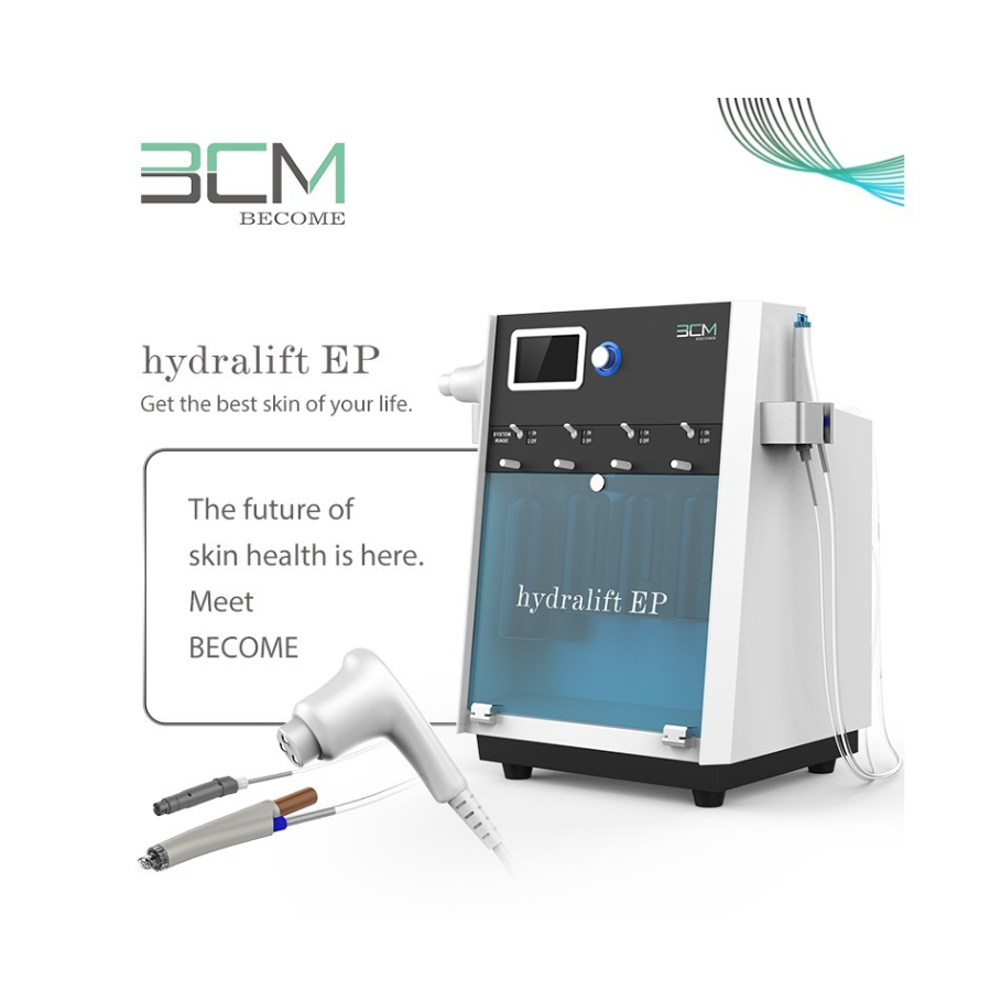 2-in-1 Hydralift EP US/IT Plug Hydradermabrasion Facial Skin Cleaning Beauty Machine Desktop Hydradermabrasion Device