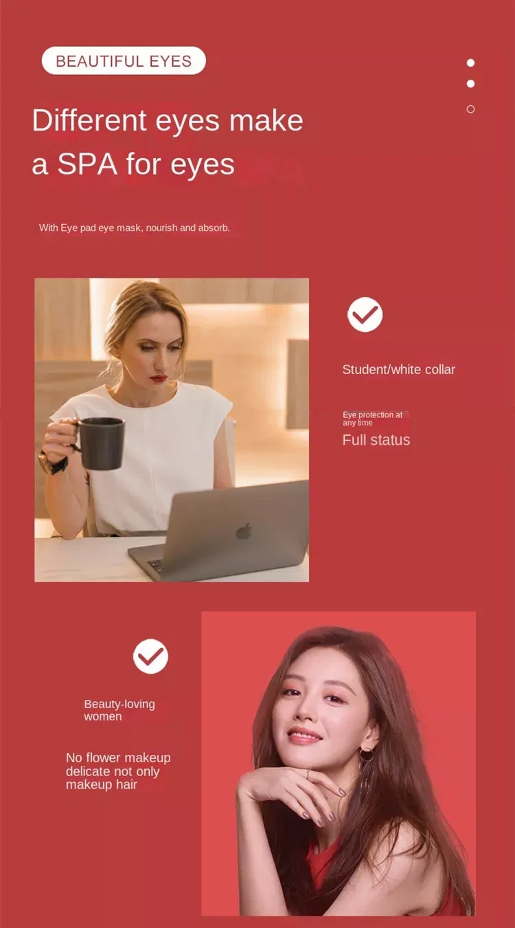 Home Use EMS Red Light Micro Current Eye Vibration Massager Beauty Device