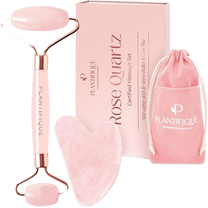 High Quality Private Label Ice Jade Roller Facial Massager Tool Gua Sha Set for Skin Care
