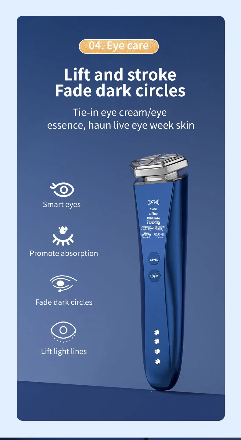 Professional Home Use Beauty Equipment RF Microcurrent Multifunctional Facial Skin Care Device