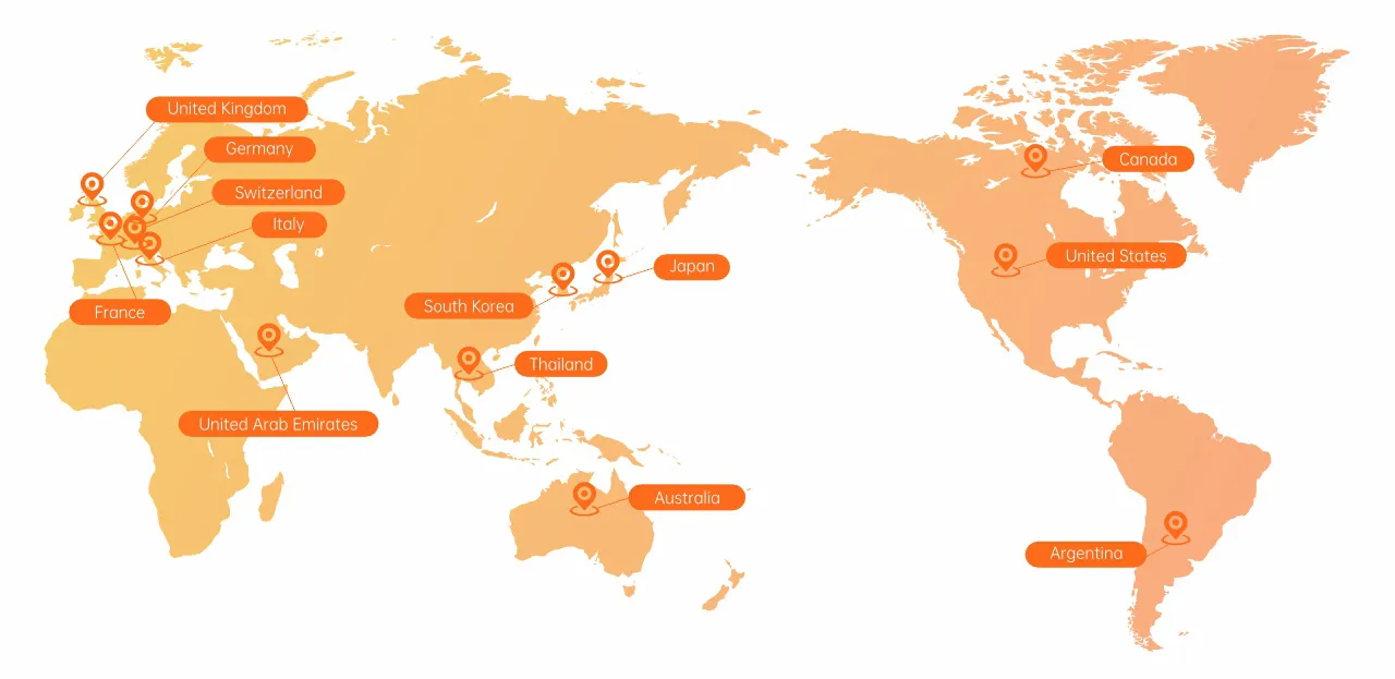 Market Distribution Map