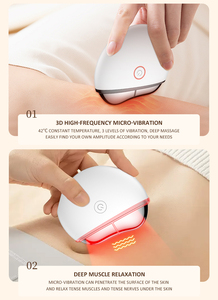 MGT Electric Warm Gua Sha Device Facial Massager with Microcurrents Led Beauty Machine Ems Face Lifting Tool