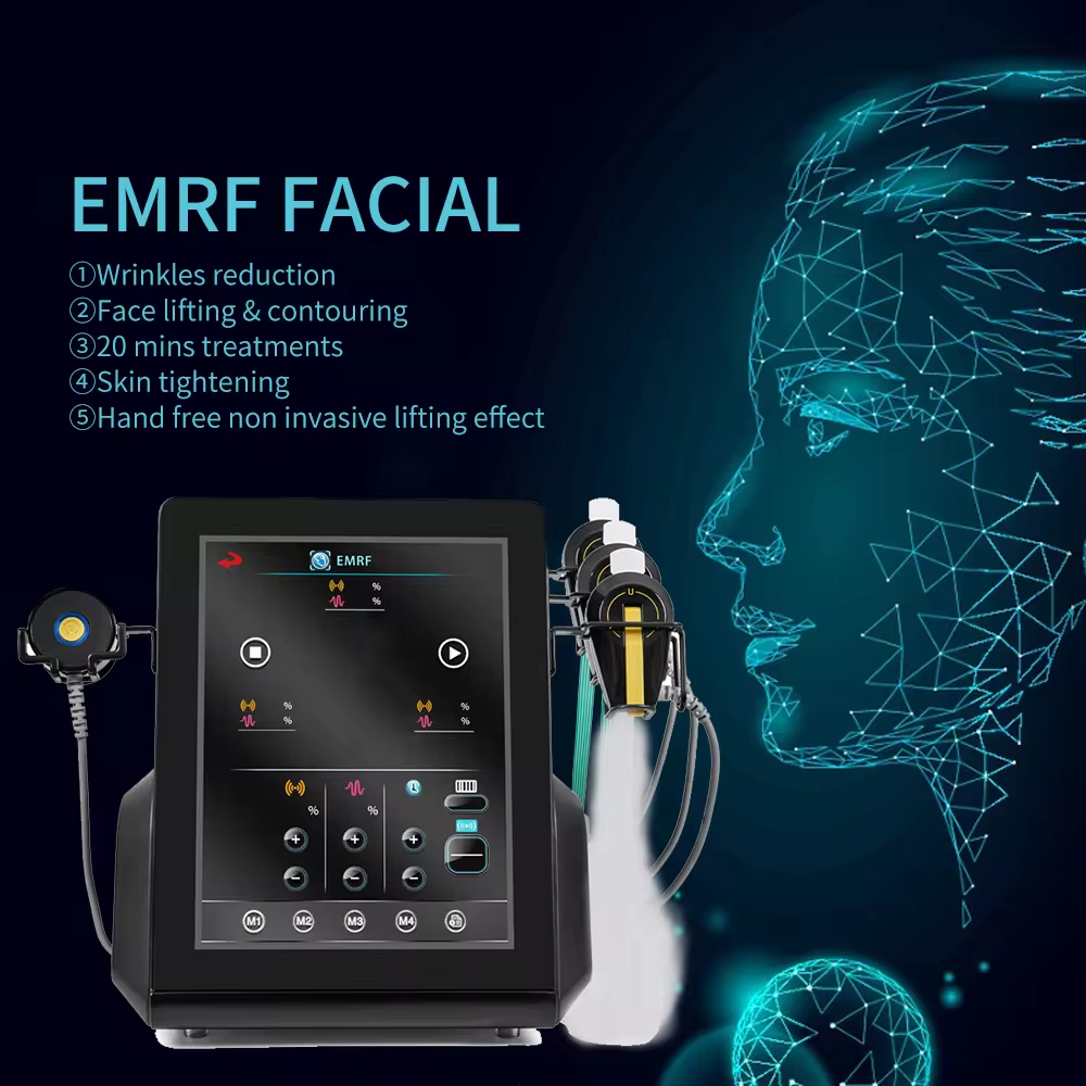 Facial Skin Lifting PE Face EMSRF Skin Tightening Machine Face Massager Sculpting Wrinkles Removal