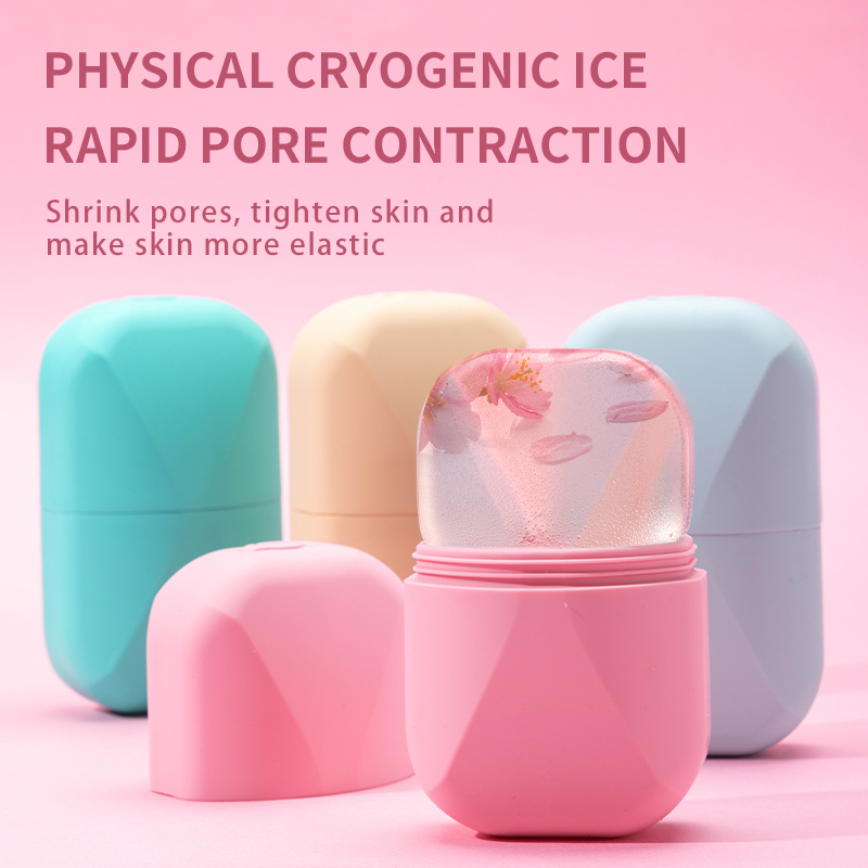 Silicone Ice Roller Face And Eye Ice Cube Roller Massager Skin Women Care Tools De-Puff Eye Bags