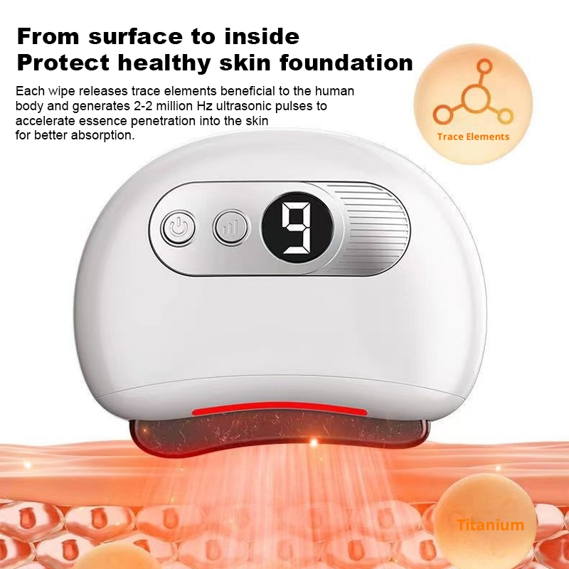 Full Body Gua Sha Tool Electric Mini Gua Sha Facial Tools Portable Chin &amp; Jawline Sculpting Skin Care Face Roller