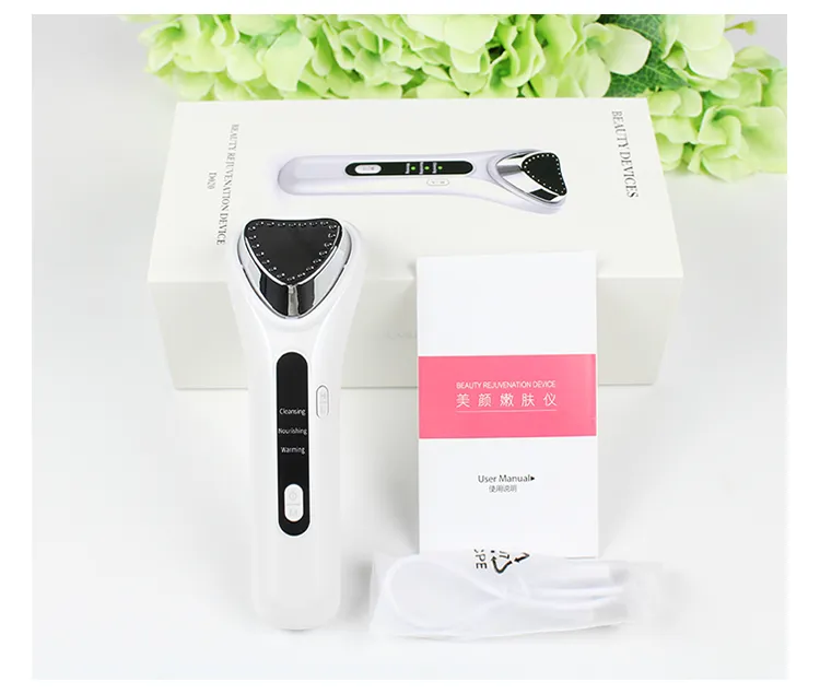 Heated Vibration Facial Massager functional diagram