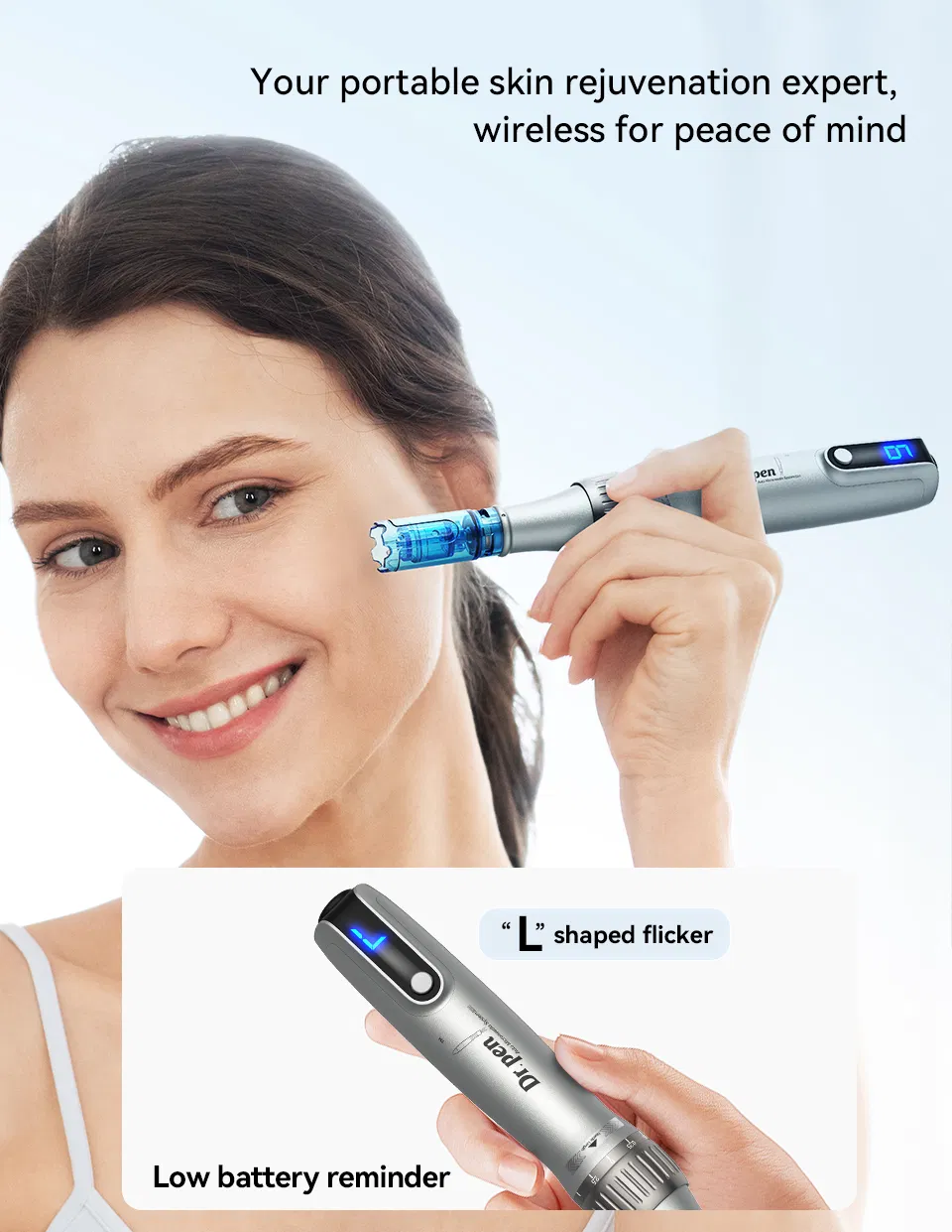 Skin Revitalizing Microneedle Beauty Device for Home Use