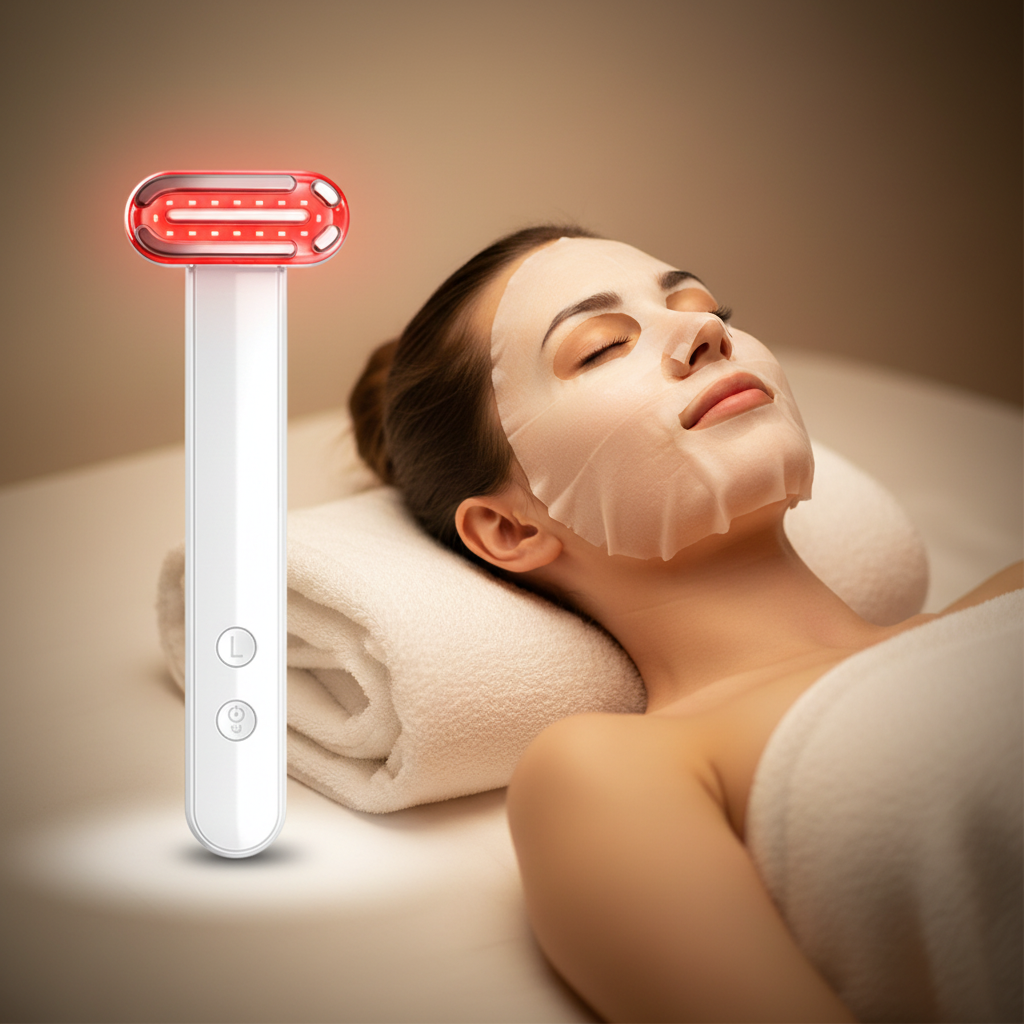 Beauty Device Facial Massager Rechargeable Vibration Face And Neck Lifting 2025 Face Beauty Device Facial Massager