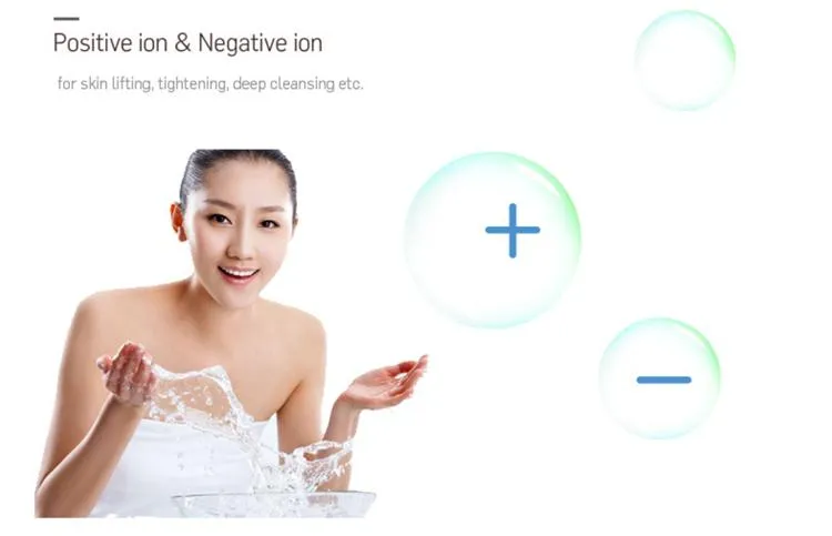 Face Massage Machine EMS RF LED Face Lifting Anti Wrinkle Electric Ultrasonic Vibrating Facial Massager