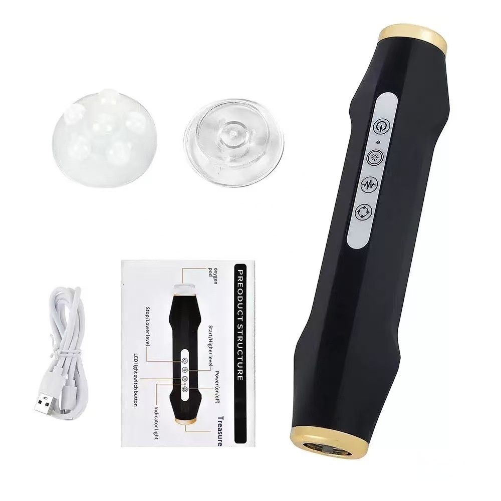 Cross-Border Oxygen-Replenishing Bubble Facial Cleansing Device Whitening Hydrating Features Handheld Home Use Skin Treatment