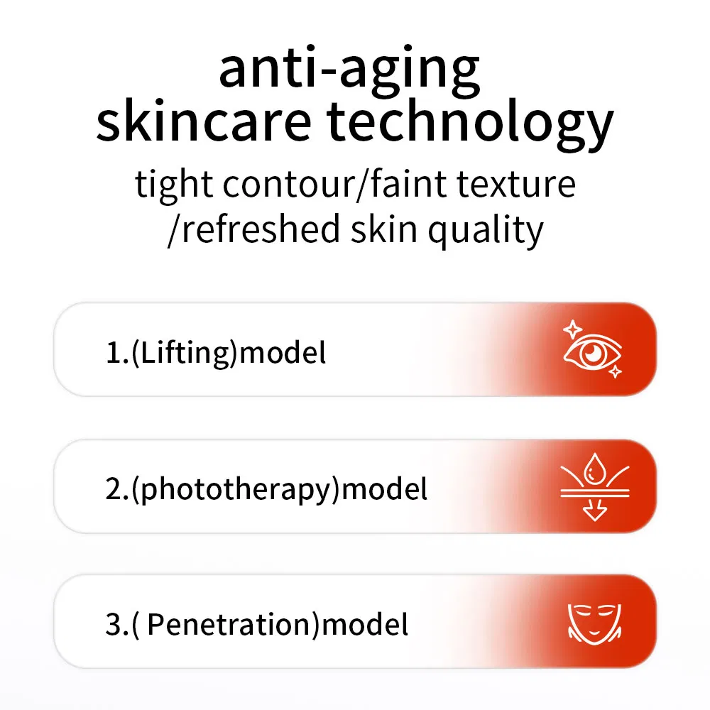 Home Use Beauty Equipment EMS Microcurrent Facial Toning Skin Care Rejuvenation Device