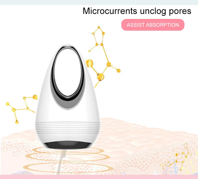 Multifunctional Beauty Equipment Anti Wrinkles Facial Lifting Microcurrent Magnetic Introducer High Frequency Vibration Electric Face Massager