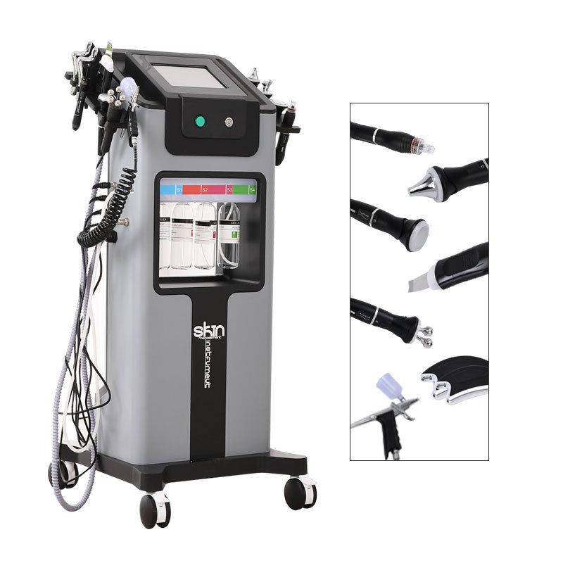 Black White Pearl Beauty Device | Skin Care Management System | Facial Cleansing Micro-Bubbles | Blackhead Removal Oxygen