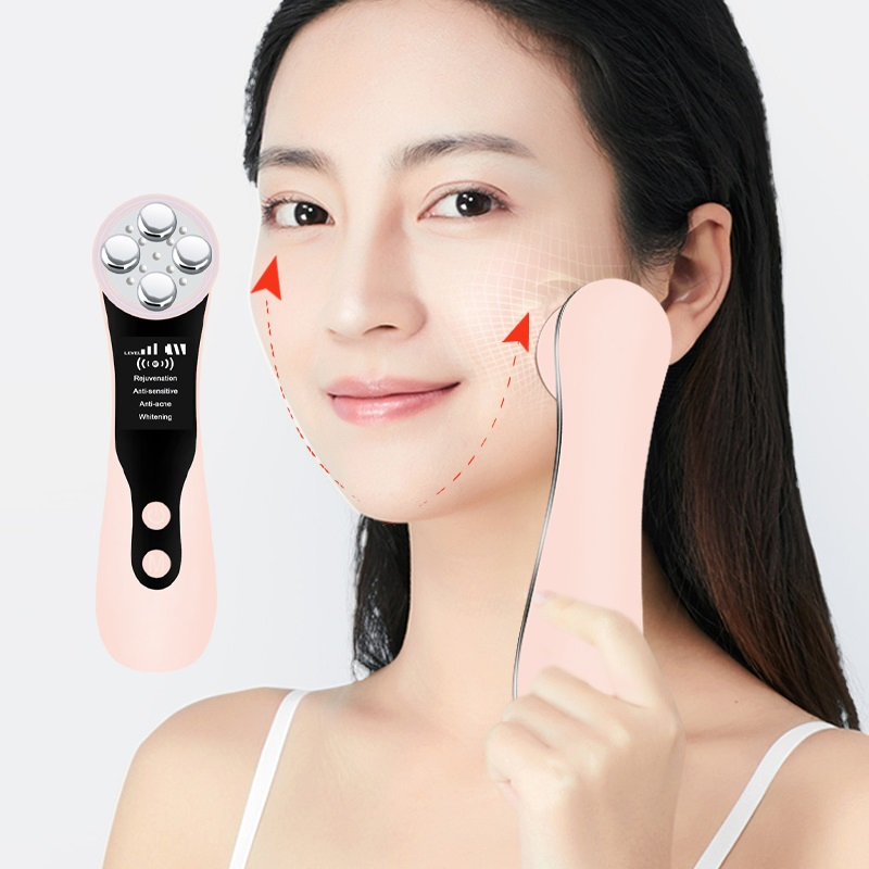 RF Frequency LED Facial Lifting Skin Tightening Blackhead Pore Cleaner Wrinkle Remover Beauty Massager