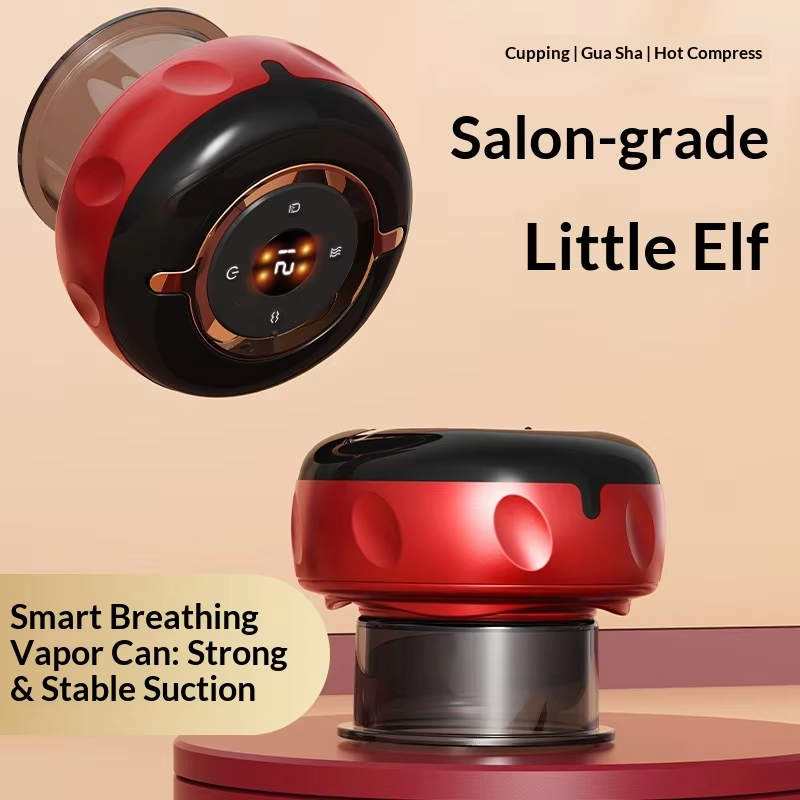 Smart Electric Vacuum Cupping Hijama Cups Guasha Therapy Massager with Infrared Physiotherapy