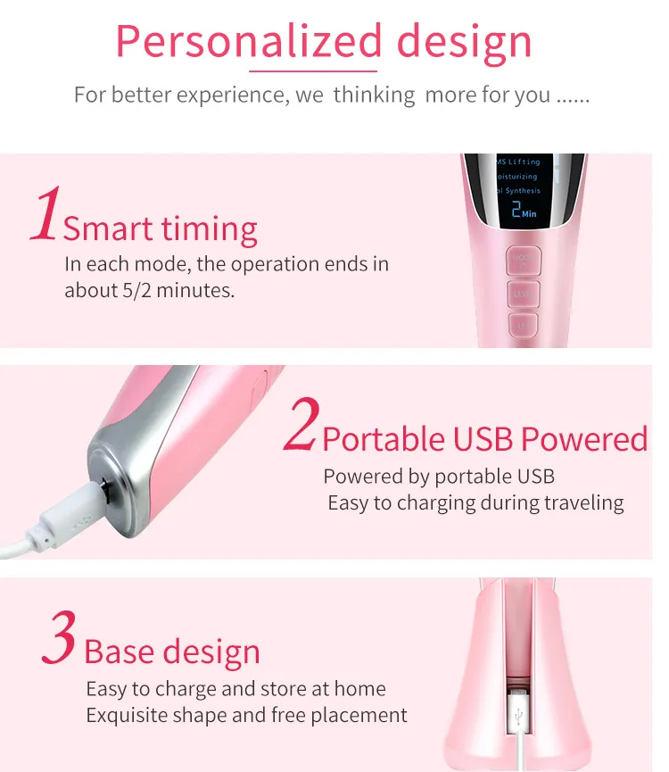 EMS Hot Cold Facial Massager Usage 2