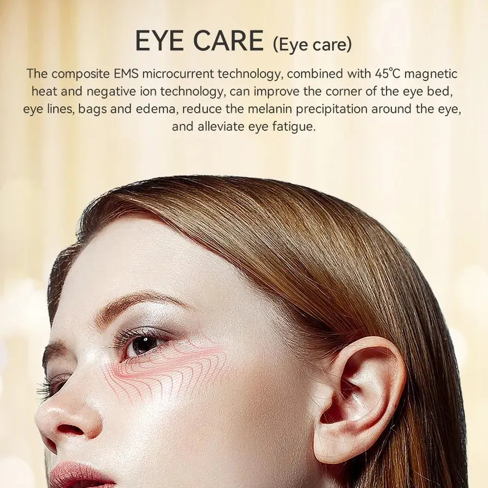 Radio Frequency Instrument LED Photon Tender Skin Micro-Current Facial Massager
