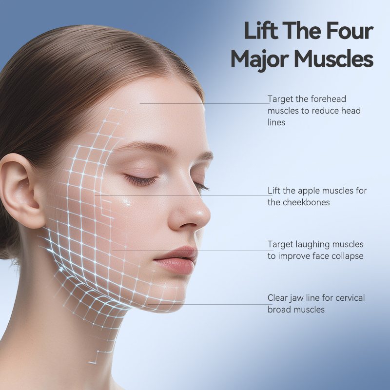 7 Color Hand Held Wrinkle Care Face Sculpting Tools Vacuum Cupping Therapy Face Neck Lift Massager Vibration Microcurrent Facial
